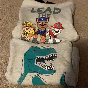 2 Boys Graphic Hoodies